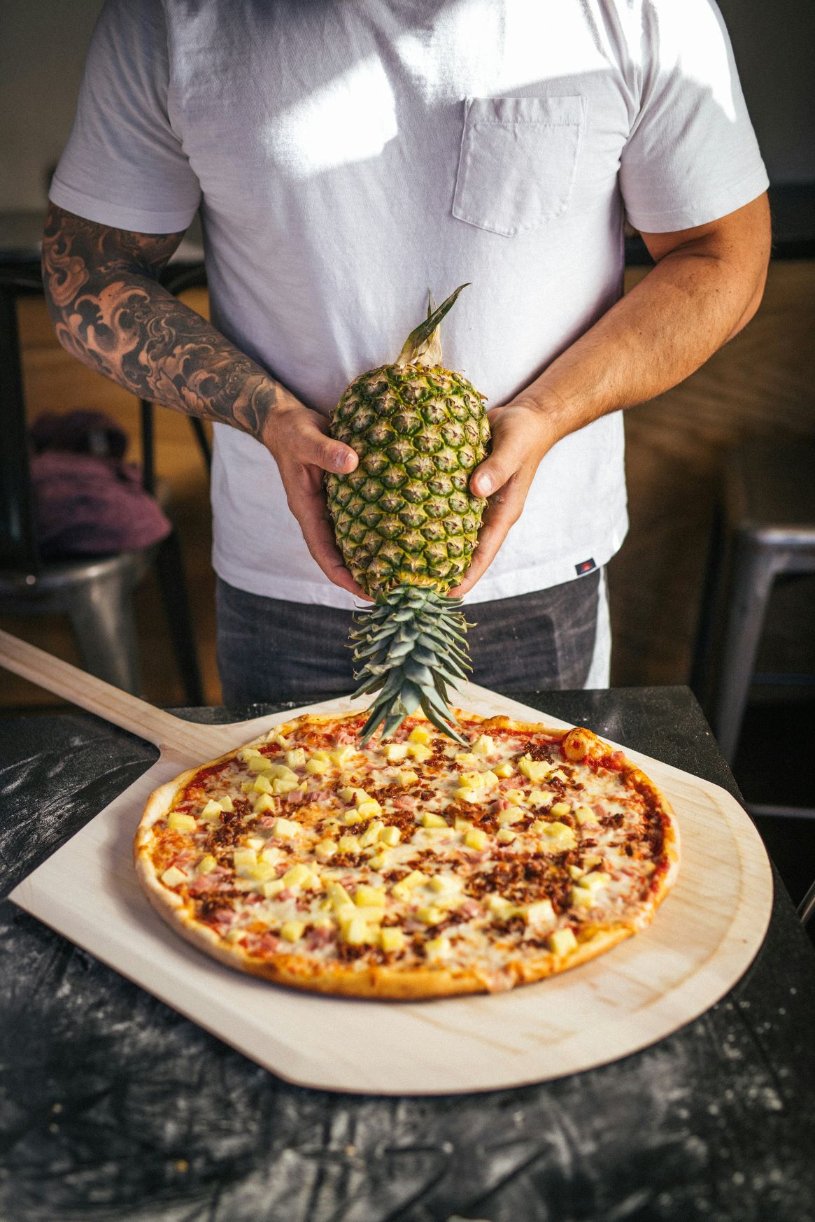 San Diego Pineapple Pizza
